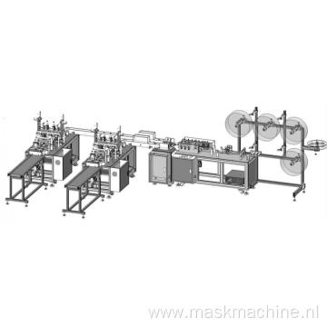 3 Ply Medical Procedure Non-woven Disposable Face Mask Machine